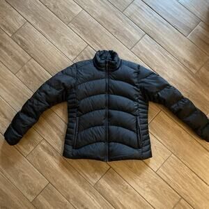 REI Women’s Black Puffer Jacket Warm Lightweight Winter Coat Size Small